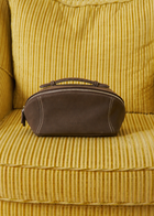 Soft Shell Cosmetic Bag - Chestnut Black