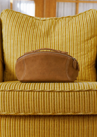 Soft Shell Cosmetic Bag - Pumpkin Brown