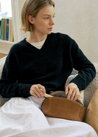 Soft Shell Cosmetic Bag - Pumpkin Brown