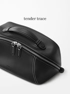 Hard Shell Cosmetic Bag - Black