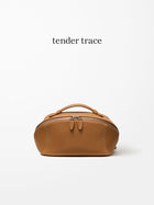 Hard Shell Cosmetic Bag - Milk Tea Apricot