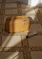 Hard Shell Cosmetic Bag - Milk Tea Apricot